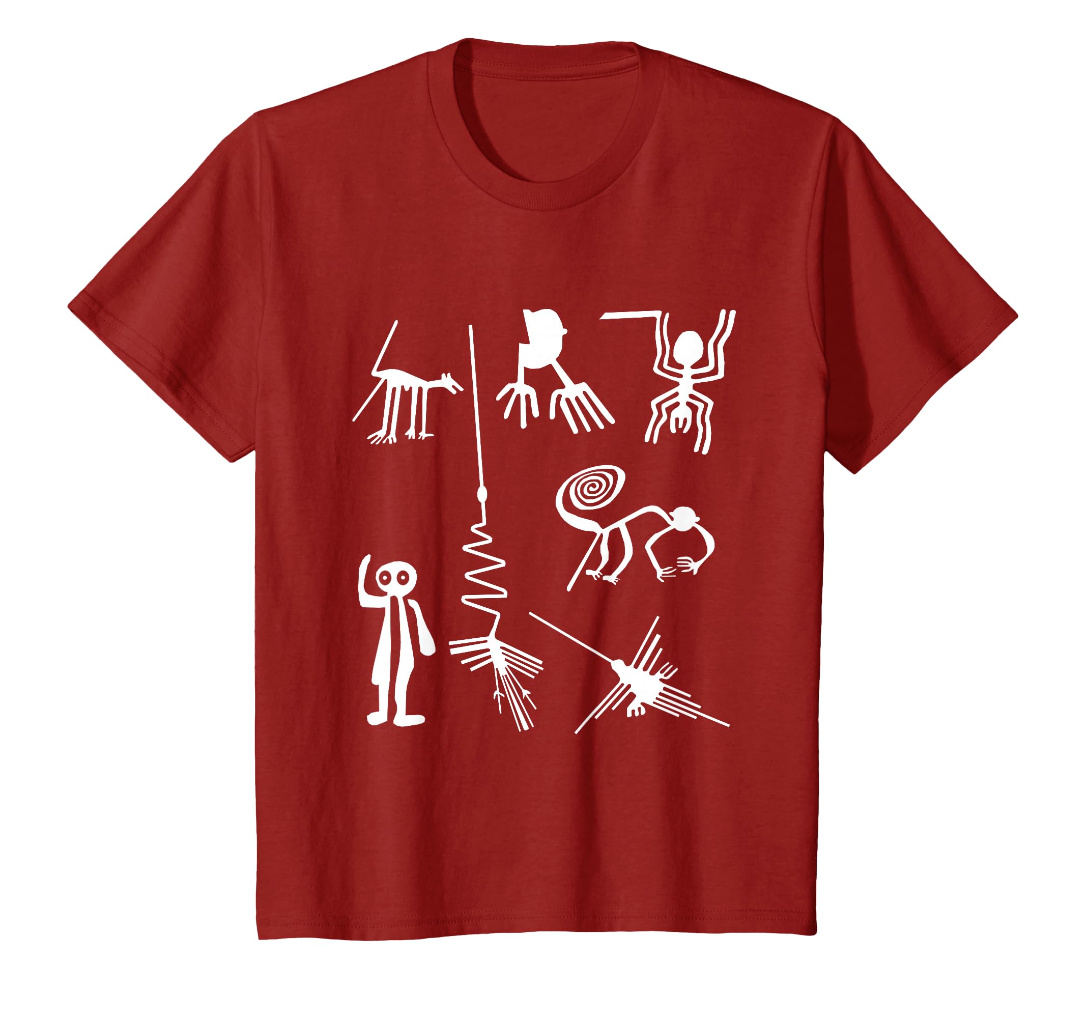 Amazon | ナスカの地上絵 Tシャツ | Tシャツ・カットソー 通販